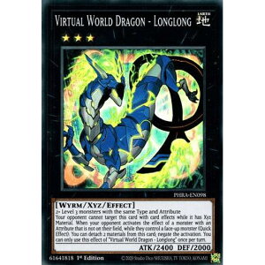 �V�Y�� PHRA-EN098 �d�]�䗴�|���X Virtual World Dragon - Longlong (�p��� 1st Edition �X�[�p�[���A) Phantom Rage