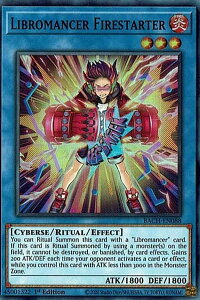 �V�Y�� BACH-EN088 Libromancer Firestarter (�p��� 1st Edition �X�[�p�[���A) Battle of Chaos