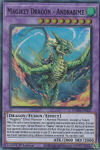 遊戯王 DAMA-EN037 魔鍵召竜−アンドラビムス Magikey Dragon - Andrabime (英語版 1st Edition スーパーレア) Dawn of Majesty