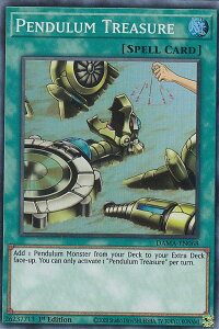 遊戯王 DAMA-EN068 ペンデュラム・トレジャー Pendulum Treasure (英語版 1st Edition スーパーレア) Dawn of Majesty