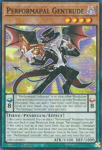 �V�Y�� DIFO-EN001 EM�W�F���g���[�h Performapal Gentrude (�p��� 1st Edition �X�[�p�[���A) DIMENSION FORCE