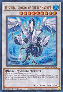 VY HAC1-EN054 XE̗ gV[ Trishula, Dragon of the Ice Barrier (p 1st Edition EgA) Hidden ArsenalFChapter 1yCOi ꍇ܂z