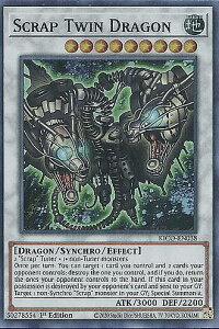 �V�Y�� KICO-EN038 �X�N���b�v�E�c�C���E�h���S�� Scrap Twin Dragon (�p��� 1st Edition �X�[�p�[���A) King's Court