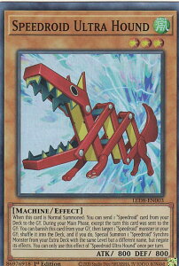 VY LED8-EN003 SR}WbNnEh Speedroid Ultra Hound (p 1st Edition X[p[A) Legendary Duelists Synchro Storm