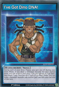 VY SGX1-ENS19 I've Got Dino DNA! (p 1st Edition m[}) Speed Duel GXFDuel Academy Box