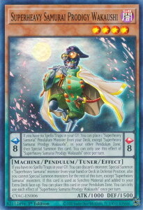 �V�Y�� CYAC-EN006 ���d�_�����J�|U4 Superheavy Samurai Prodigy Wakaushi (�p��� 1st Edition �X�[�p�[���A) Cyberstorm Access