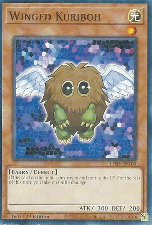 楽天市場】遊戯王 LDS3-EN100 ハネクリボー Winged Kuriboh (英語版 