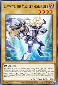 遊戯王 MP22-EN126 魔鍵銃士−クラヴィス Clavkiys, the Magikey Skyblaster (英語版 1st Edition レア) 2022 Tin of the Pharaoh’s Gods Mega Pack