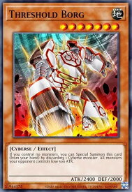 遊戯王 MP22-EN246 スレッショルド・ボーグ Threshold Borg (英語版 1st Edition ウルトラレア) 2022 Tin of the Pharaoh’s Gods Mega Pack