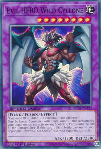 VY SGX3-ENA23 E|HERO ChETCN Evil HERO Wild Cyclone (p 1st Edition m[}) Speed Duel GXFDuelists of Shadows