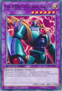 VY SGX3-ENA25 E|HERO CgjOES[ Evil HERO Lightning Golem (p 1st Edition m[}) Speed Duel GXFDuelists of Shadows
