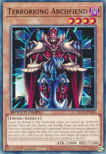 VY SGX3-ENE03 WFmTChLOf[ Terrorking Archfiend (p 1st Edition m[}) Speed Duel GXFDuelists of Shadows