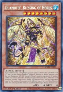 �V�Y�� AGOV-EN012 �z���X�̏j���|�h�D�A���e�t Duamutef, Blessing of Horus (�p��� 1st Edition �V�[�N���b�g���A) Age of Overlord