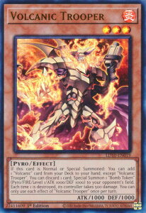 遊戯王 LD10-EN019 ヴォルカニック・トルーパー Volcanic Trooper (英語版 1st Edition ウルトラレア) Legendary Duelists:Soulburning Volcano