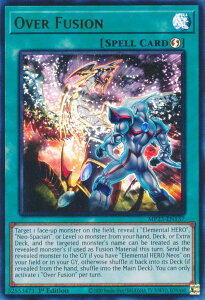 �V�Y�� MP23-EN137 �Z�����Q Over Fusion (�p��� 1st Edition �E���g�����A) 25th Anniversary Tin�FDueling Heroes
