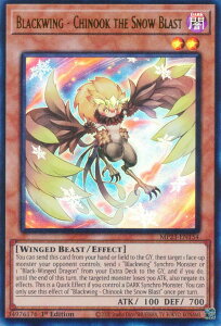 �V�Y�� MP23-EN154 BF�|�ጂ�̃`�k�[�N Blackwing - Chinook the Snow Blast (�p��� 1st Edition �E���g�����A) 25th Anniversary Tin�FDueling Heroes