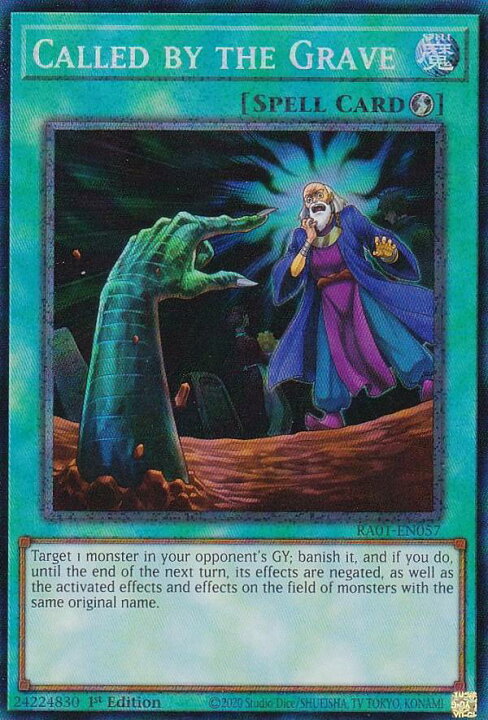 楽天市場】遊戯王 RA01-EN057 墓穴の指名者 Called by the Grave (英語 