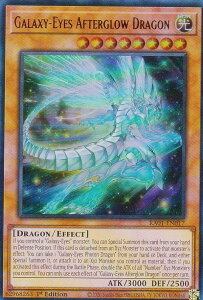 �V�Y�� RA01-EN017 ��͊�̎c���� Galaxy-Eyes Afterglow Dragon (�p��� 1st Edition �E���g�����A) 25th Anniversary Rarity Collection