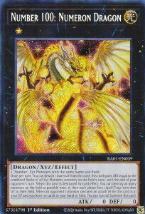 �V�Y�� RA01-EN039 No.100 �k�������E�h���S�� Number 100: Numeron Dragon (�p��� 1st Edition �V�[�N���b�g���A) 25th Anniversary Rarity Collection
