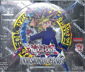 遊戯王 25TH ANNIVERSARY INVASION OF CHAOS BOOSTER BOX [北米版] インベイジョン・オブ・カオス(1BOX：24PACKS)