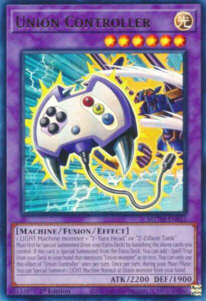 遊戯王 MZTM-EN022 ユニオン・コントローラー Union Controller (英語版 1st Edition ウルトラレア) Maze of the Master