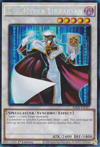 VY RA02-EN027 TG nCp[ECuA T.G. Hyper Librarian (p 1st Edition RN^[YA) 25th Anniversary Rarity Collection II