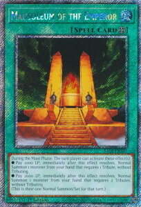 �V�Y�� RA03-EN167 Mausoleum of the Emperor ���c��̗˕� (�p��� 1st Edition �v���`�i�V�[�N���b�g���A) Quarter Century Bonanza