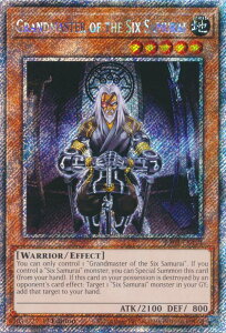�V�Y�� RA03-EN174 Grandmaster of the Six Samurai �Z���O�̎t�� (�p��� 1st Edition �v���`�i�V�[�N���b�g���A) Quarter Century Bonanza