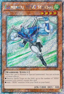 �V�Y�� RA03-EN177 Elemental HERO Stratos E�EHERO �G�A�[�}�� (�p��� 1st Edition �v���`�i�V�[�N���b�g���A) Quarter Century Bonanza