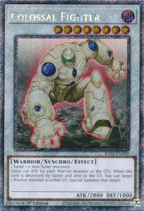 �V�Y�� RA03-EN200 Colossal Fighter �M�K���e�b�N�E�t�@�C�^�[ (�p��� 1st Edition �v���`�i�V�[�N���b�g���A) Quarter Century Bonanza