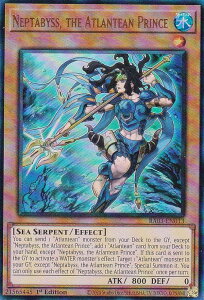 �V�Y�� RA03-EN013 Neptabyss, the Atlantean Prince �C�c�q �l�v�g�A�r�X (�p��� 1st Edition �v���Y�}�e�B�b�N�A���e�B���b�g���A) Quarter Century Bonanza