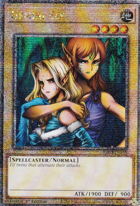 楽天市場】遊戯王 RA03-EN109 Gemini Elf ヂェミナイ・エルフ (英語版 