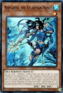 �V�Y�� RA03-EN013 Neptabyss, the Atlantean Prince �C�c�q �l�v�g�A�r�X (�p��� 1st Edition �X�[�p�[���A) Quarter Century Bonanza
