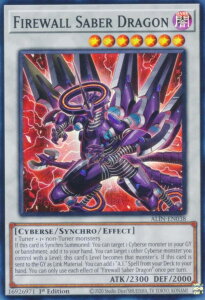 VY ALIN-EN038 t@CAEH[ESEhS Firewall Saber Dragon (p 1st Edition X[p[A) Alliance Insight