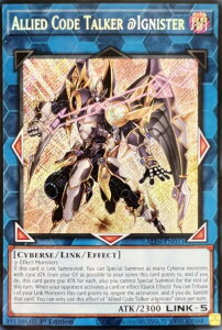VY ALIN-EN051 AR[hEg[J[COjX^[ Allied Code Talker @Ignister (p 1st Edition V[NbgA) Alliance Insight