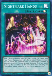 �V�Y�� BPRO-EN068 ���f�̑��� Nightmare Hands (�p��� 1st Edition �X�[�p�[���A) Burst Protocol
