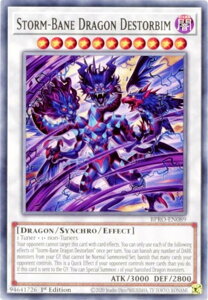 �V�Y�� BPRO-EN089 Storm-Bane Dragon Destorbim (�p��� 1st Edition �m�[�}��) Burst Protocol