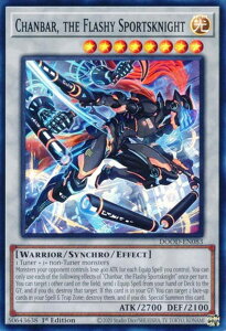 VY DOOD-EN083 Chanbar, the Flashy Sportsknight (p 1st Edition X[p[A) Doom of Dimensions