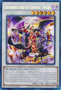 VY MP25-EN107 ^ZO|VG Legendary Lord Six Samurai - Shi En (p 1st Edition vY}eBbNV[NbgA) 2025 Mega-Pack Bundle