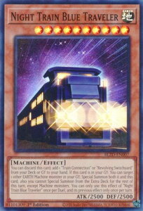 �V�Y�� BLZD-EN007 �����ԃu���[�g���x���[ Night Train Blue Traveler (�p��� 1st Edition �X�[�p�[���A) Blazing Dominion