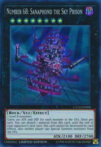 �V�Y�� CT14-EN008 Number 68: Sanaphond the Sky Prison ���V�S�T���_���t�H��(�p��� Limited Edition �X�[�p�[���A�y�V�i�z