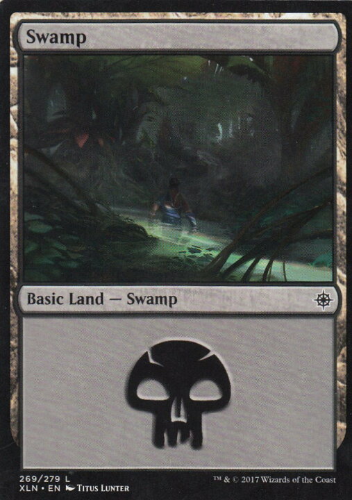 楽天市場】マジックザギャザリング MTG 英語版 XLN EN 269 Swamp 沼 