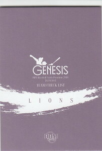 BBM2018 GENESIS CL02 �`�[���`�F�b�N���X�g �y��ʐ������C�I���Y�z �x�[�X�{�[���J�[�h �W�F�l�V�X