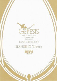 BBM ベースボールカード CL09 阪神タイガース (レギュラーカード/チームチェックリスト) プレミアム2023 GENESIS