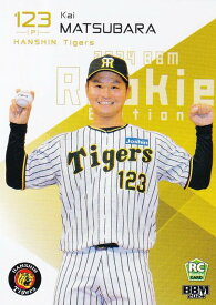 BBM ベースボールカード 007 松原快 阪神タイガース (レギュラーカード) 2024 ルーキーエディション