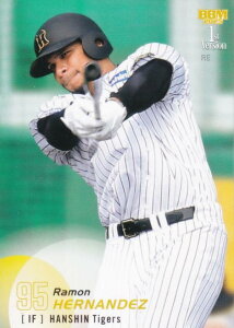 BBM ベースボールカード 046 ヘルナンデス 阪神タイガース (レギュラーカード) 2025 1stバージョン