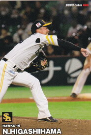プロ野球チップス2023 第2弾 reg-068 東浜巨 (ソフトバンク/レギュラーカード)