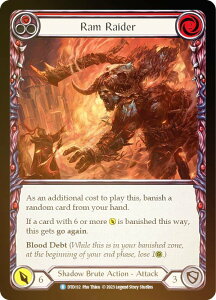 【レインボー・FOIL】フレッシュ&ブラッド DTD 112 Ram Raider (R レア) Dusk till Dawn