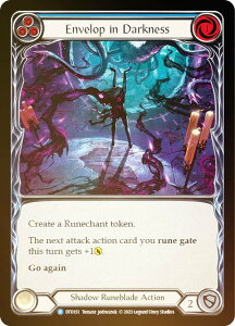 【レインボー・FOIL】フレッシュ&ブラッド DTD 151 Envelop in Darkness (R レア) Dusk till Dawn