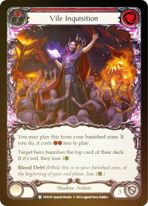【レインボー・FOIL】フレッシュ&ブラッド DTD 178 Vile Inquisition (R レア) Dusk till Dawn
